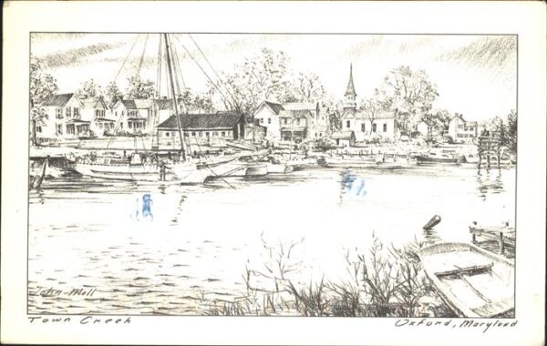 Oxford Maryland Town Creek Künstler John Moll