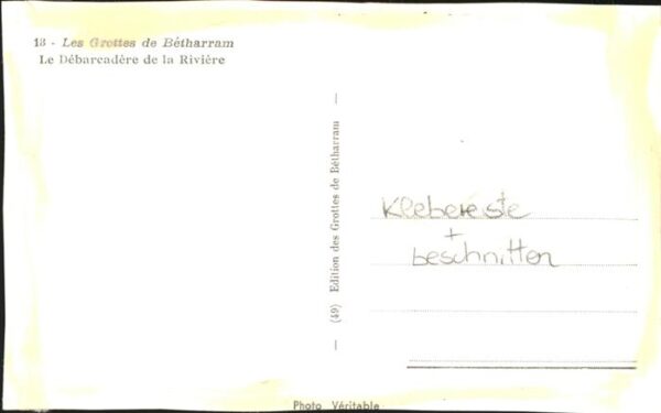 Hoehlen Caves Grottes Betharram Boote – Bild 2
