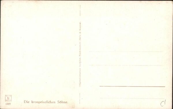 Adel kronprinzlichen Söhne – Bild 2