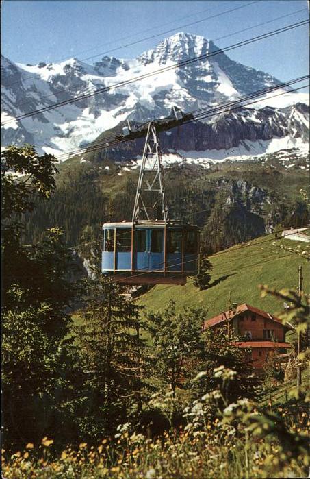 Seilbahn Mürren Schilthornbahn Breithorn