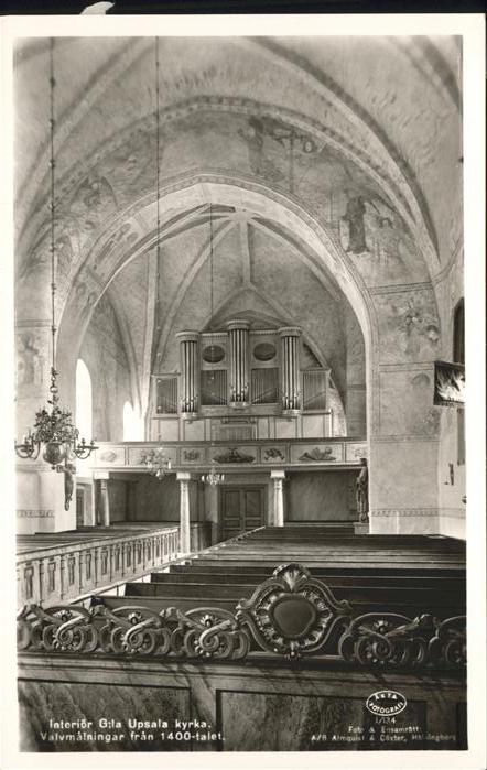Kirchenorgel Gla Upsala kyrka