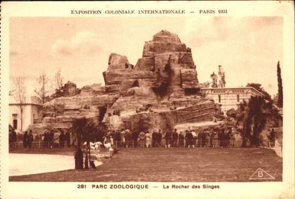 Exposition Coloniale Paris 1931 281 Parc Zoologique Rocher