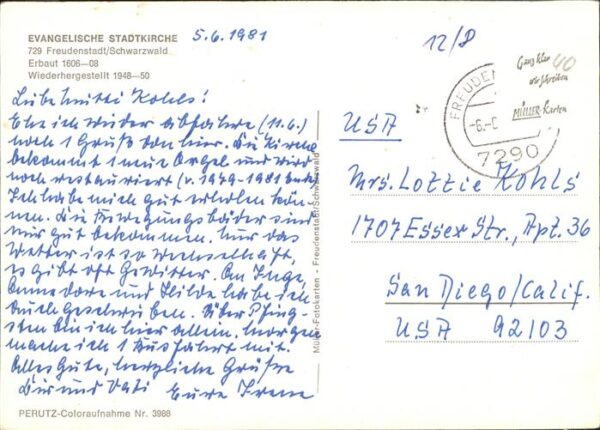 Kirchenorgel Evangelische Stadtkirche Freudenstadt – Bild 2