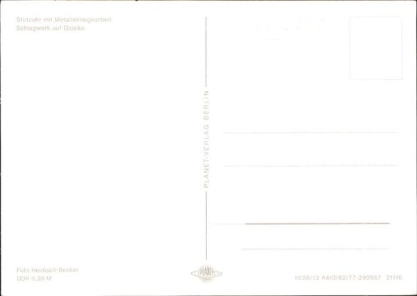 Uhren Stützuhr – Bild 2