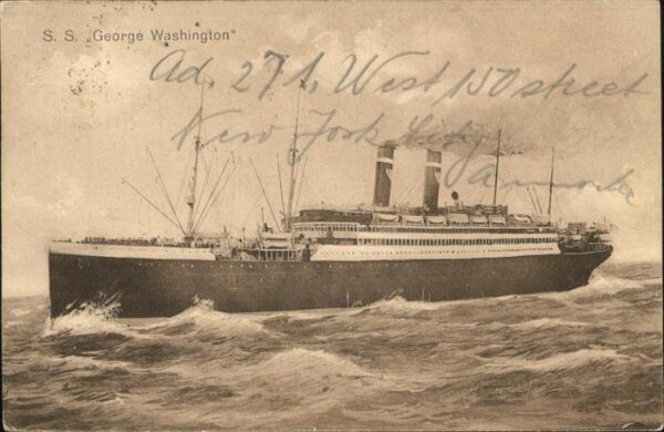 Dampfer Oceanliner SS George Washington