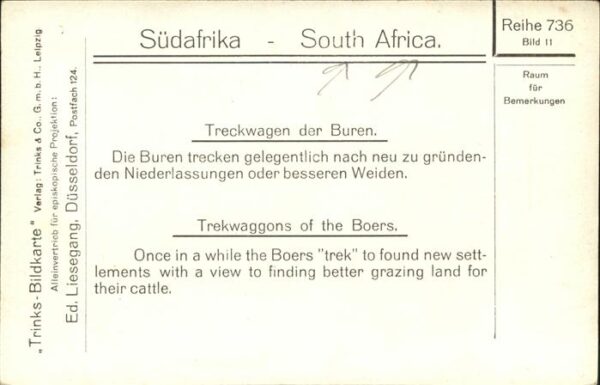 Afrika Afrique Africa Treckwagen der Buren – Bild 2