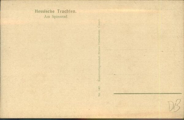 Trachten Hessen Hessen Spinnrad – Bild 2