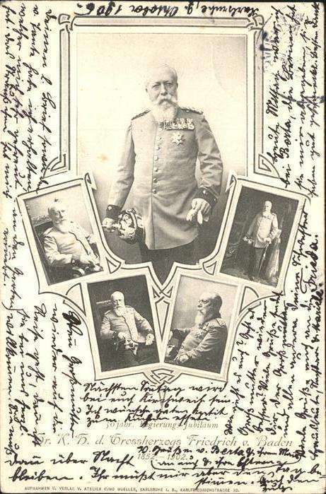 Adel Grossherzog Friedrich von Baden