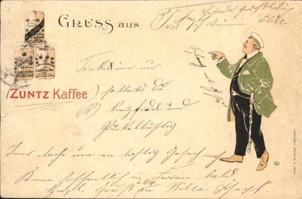 Kaffee Werbung Zuntz Kaffee