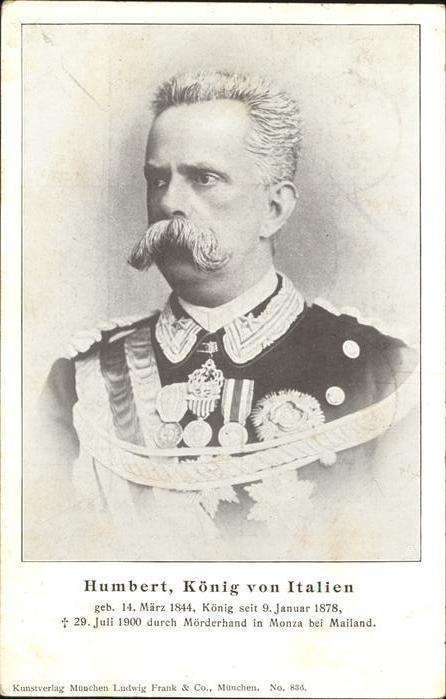 Adel Italien König Humbert