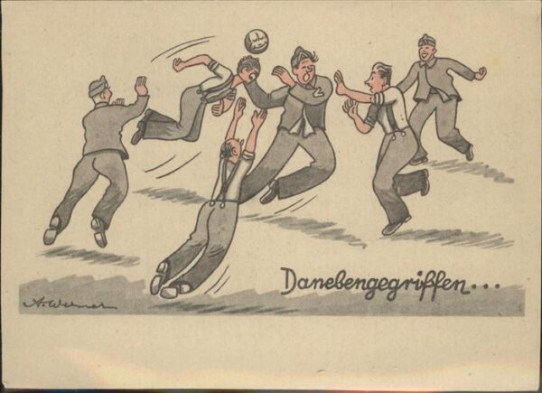 Militaria Humor Handball A Werner