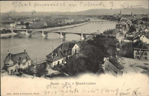 Basel BS Drei Rheinbrücken
