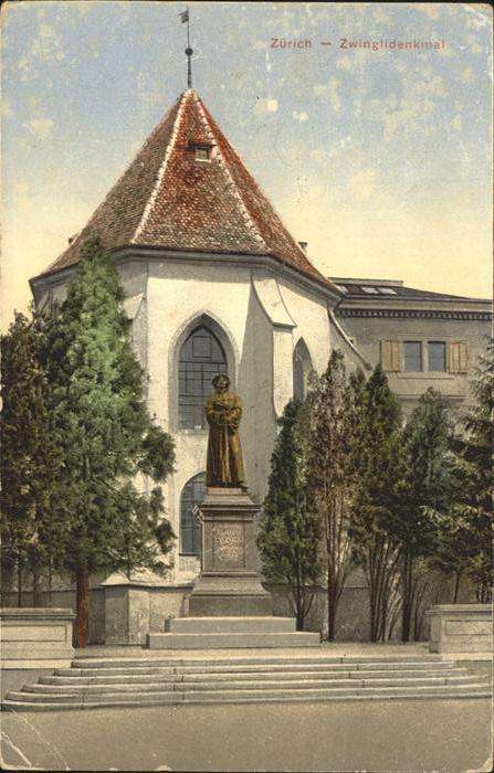 Zuerich Zwinglidenkmal