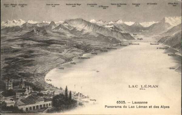 Lausanne VD Lac Leman
