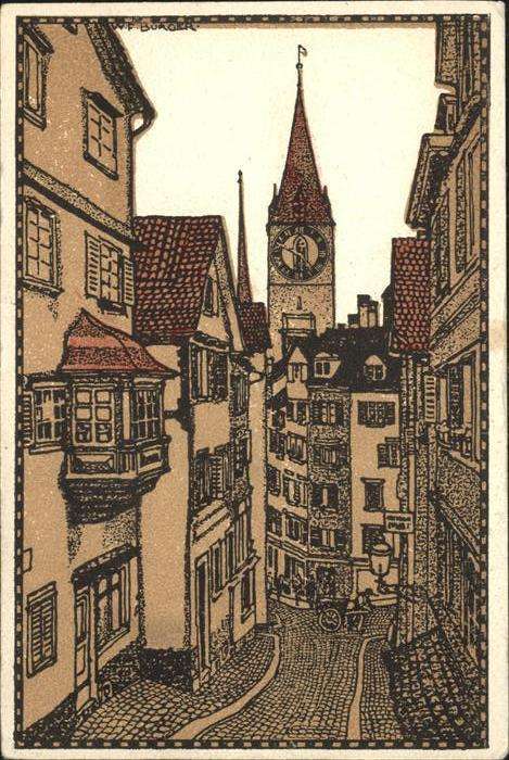 Zuerich Pfalzgasse St Peter