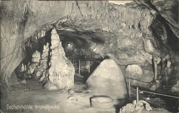 Hoehlen Caves Grottes Kristallgrotte Dechenhöhle
