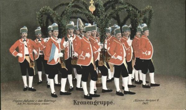 Tanz Taenzer Schäfflertanz München Kronen-Gruppe