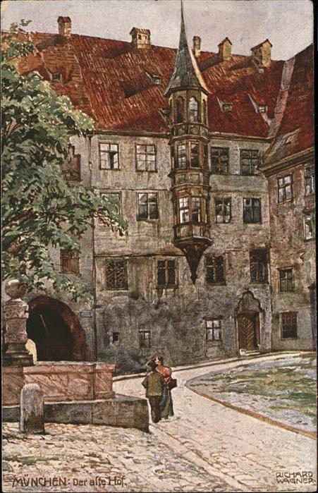 Wagner Richard Kuenstler München alte Hof No 17
