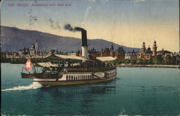 Dampfer Binnenschifffahrt Zürich