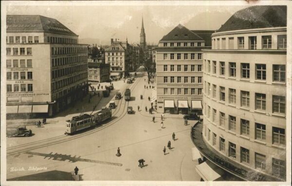 Strassenbahn Zürich Sihlporte