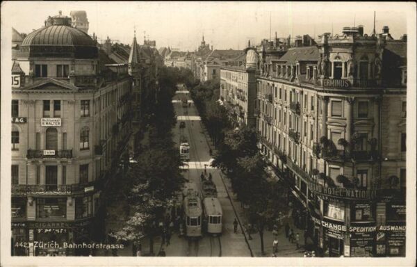 Strassenbahn Zürich Bahnhofstrasse
