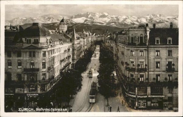 Strassenbahn Zürich Bahnhofstrasse