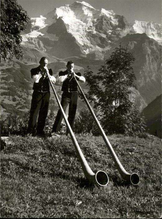 Alphorn Berner Oberland Jungfrau