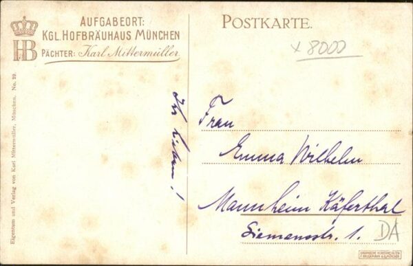 Hofbraeuhaus Muenchen Bier Festsaal – Bild 2