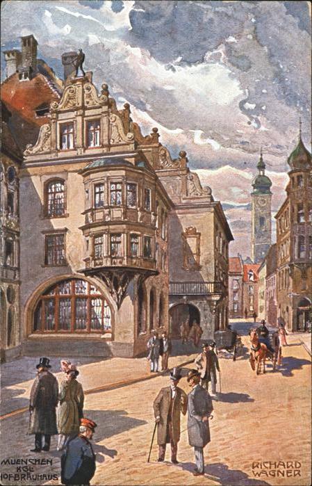 Wagner Richard Kuenstler No 2 Hofbräuhaus München
