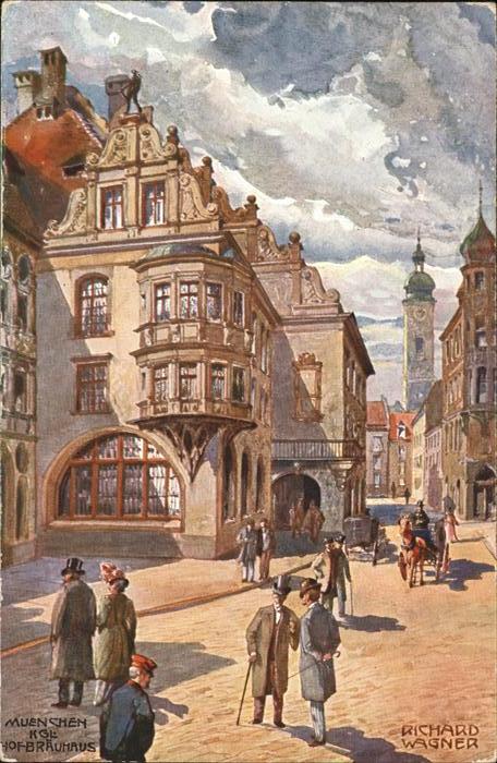 Wagner Richard Kuenstler No 2 Hofbräuhaus München