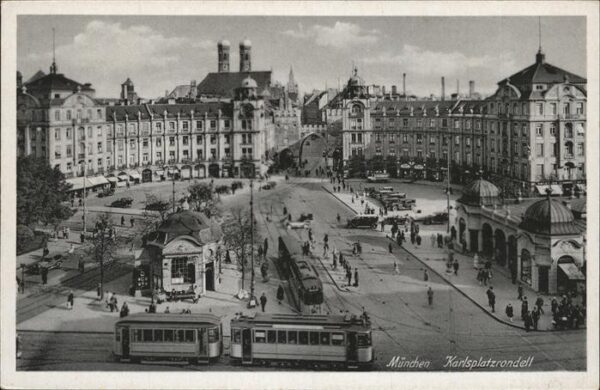 Strassenbahn Karlsplatzrondell München