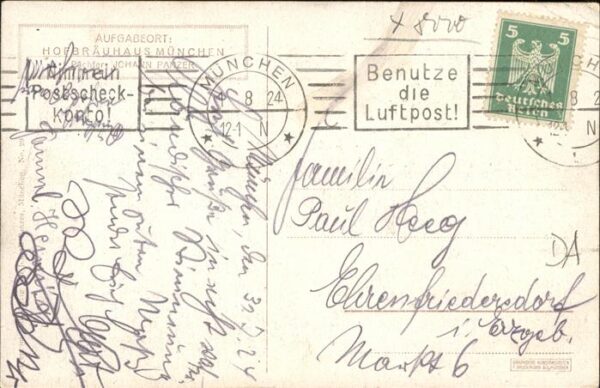 Hofbraeuhaus Muenchen Bier Festsaal – Bild 2
