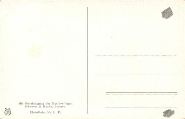 Liederkarte O du wunderschöner deutscher Rhein – Bild 2