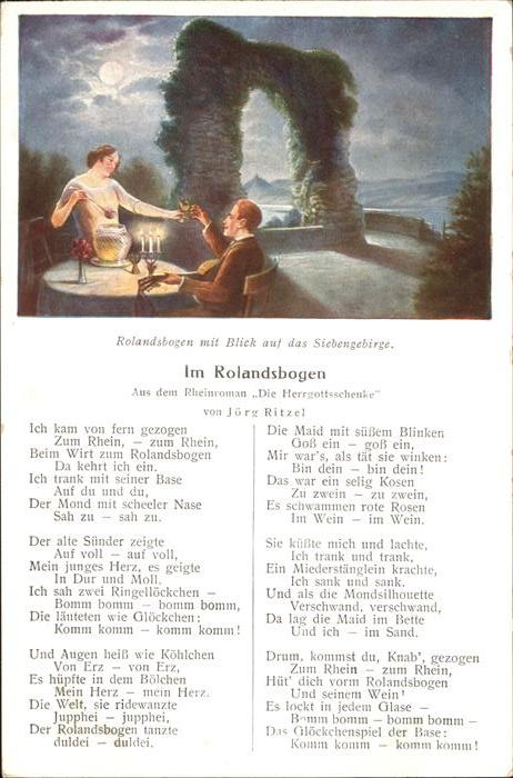 Liederkarte Im Rolandsbogen Jürg Ritzel