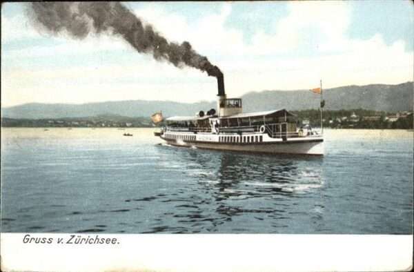 Dampfer Binnenschifffahrt Zürichsee