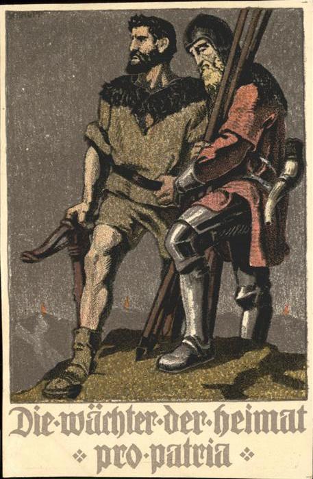 Bundesfeier Schweiz Wächter Pro Patria