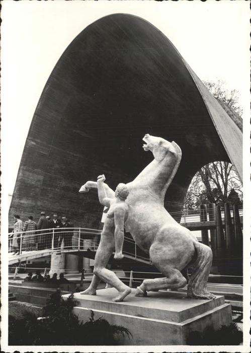 Landesausstellung Zuerich 1939 LA Enge Abteilung Bauen