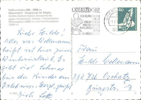 Seilbahn Fellhorn Oberstdorf – Bild 2