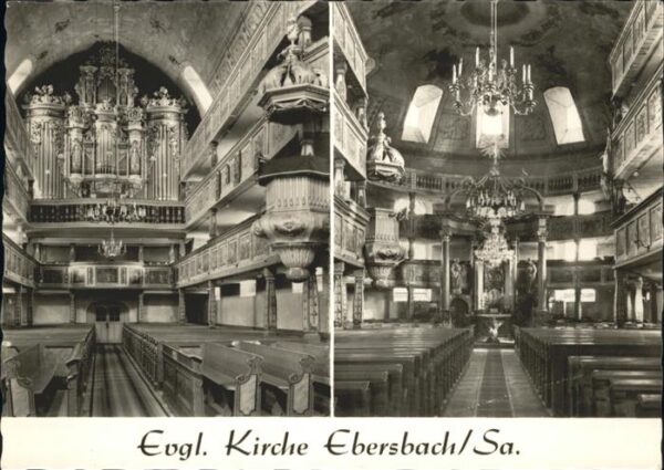 Kirchenorgel Evgl Kirche Ebersbach/Sa