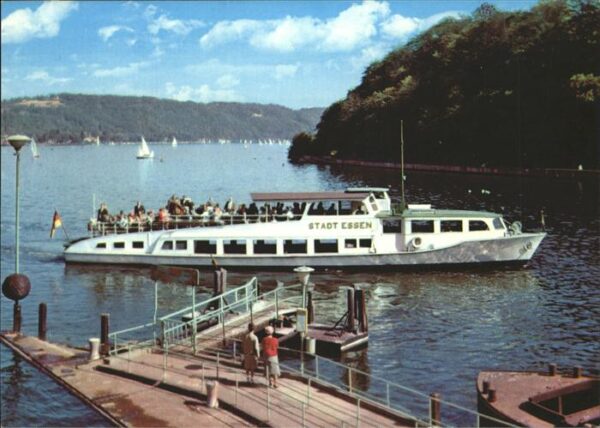 Dampfer Binnenschifffahrt Essen Baldeneysee