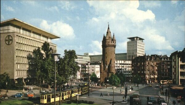 Strassenbahn Frankfurt am Main Eschenheimer Turm