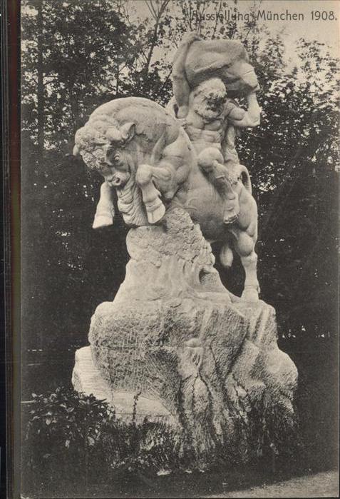 Ausstellung Bayr Landes Muenchen 1908 Fritz Behn Kraft