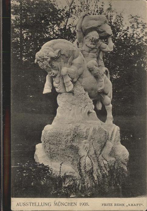 Ausstellung Bayr Landes Muenchen 1908 Nr 62 Fritz Behn Kraft