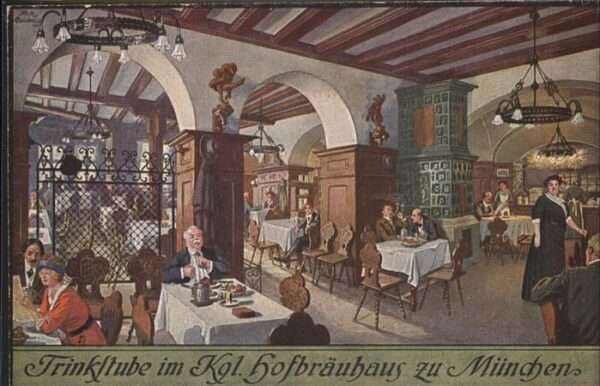 Hofbraeuhaus Muenchen Bier Trinkstube