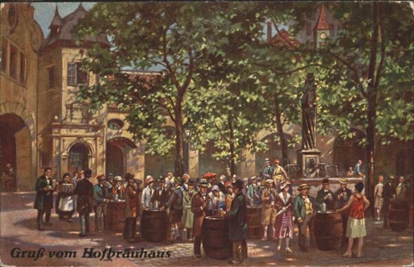 Hofbraeuhaus Muenchen Bier Hofbräuhausgarten