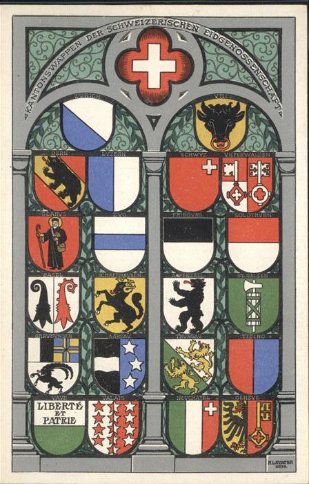 Wappen Kantone Schweiz