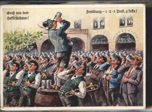 Hofbraeuhaus Muenchen Bier Freiübung