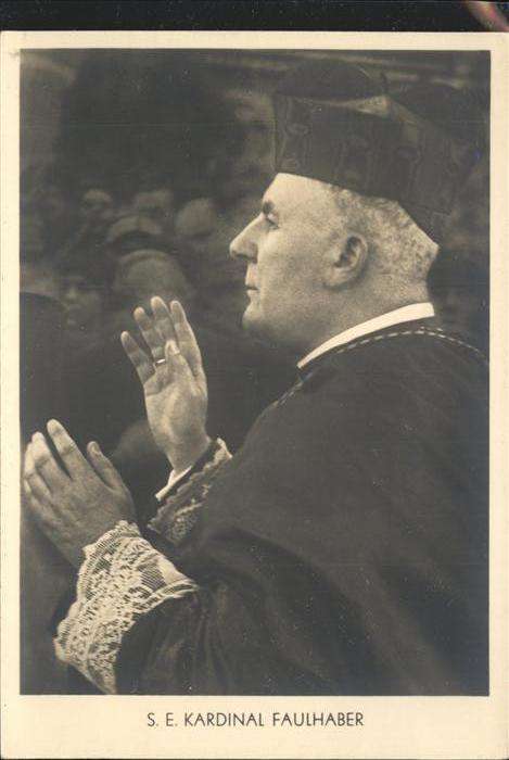 Bischof Religion S. E. Kardinal Faulhaber