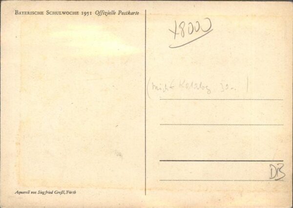 Schule School Ecole Escuela Scuola-- Bayern Zwerge Kind Buchstaben – Bild 2