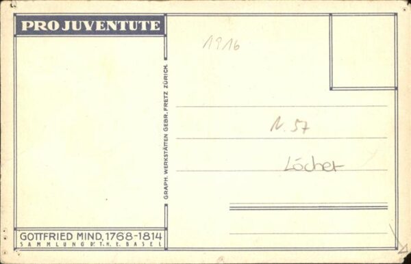 Kuenstlerkarte Gottfried Mind – Bild 2